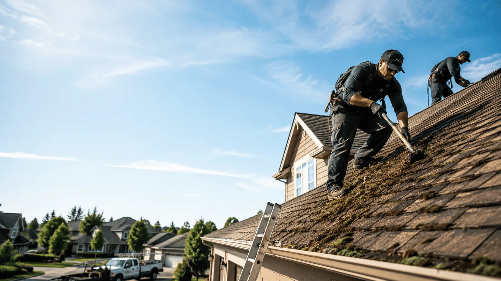 Roof Moss Removal in Sesser, IL near me